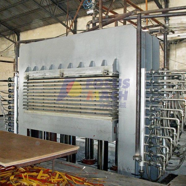 Multi-openings melamine lamination hot press