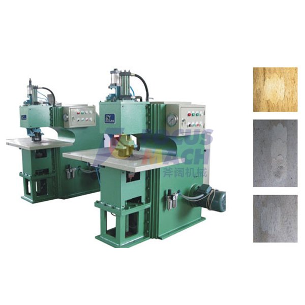 Core veneer repairing machine