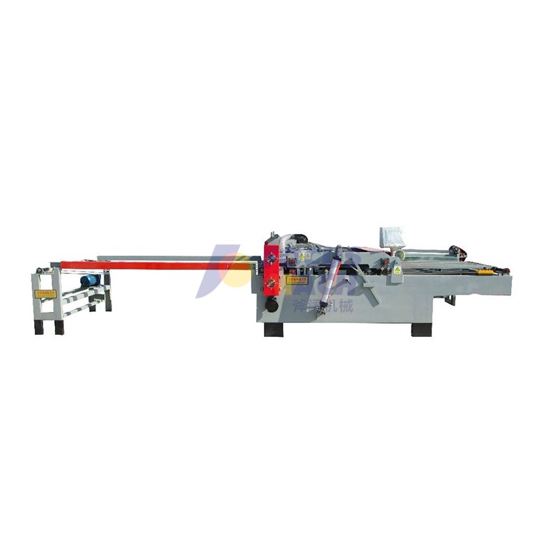 Continuous core veneer jointer machine