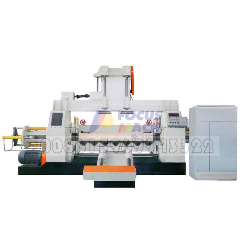 Hydraulic spindle rotary peeling machine