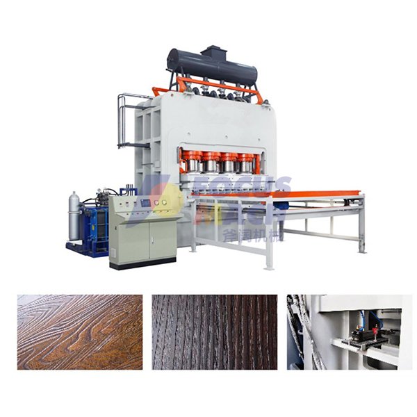 MAQUINA DE PRENSA CALIENTE DE LAMINACION DE CICLO CORTO